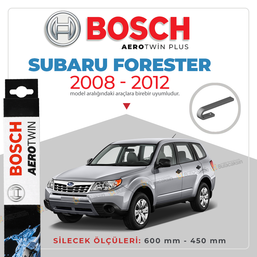 Subaru Forester Muz Silecek Takımı (2008-2012) Bosch Aerotwin