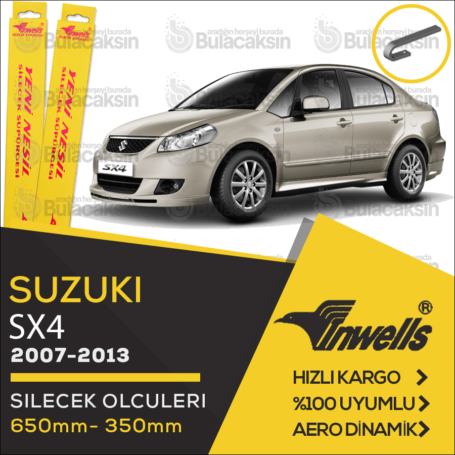 Suzuki Sx4 Muz Silecek Takımı (2007-2013) İnwells