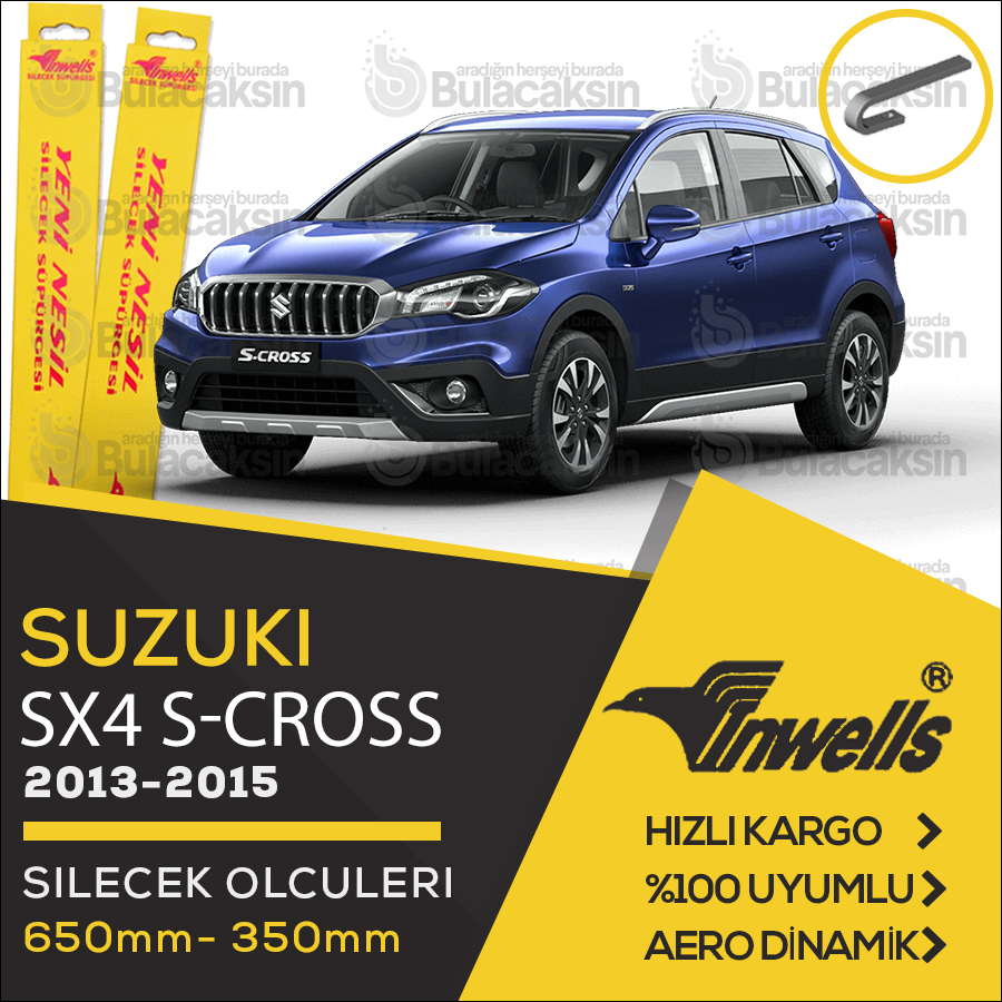 Suzuki Sx4 S Cross Muz Silecek Takımı (2013-2015) İnwells