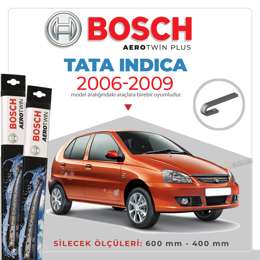 Tata İndica Muz Silecek Takımı (2006-2009) Bosch Aerotwin
