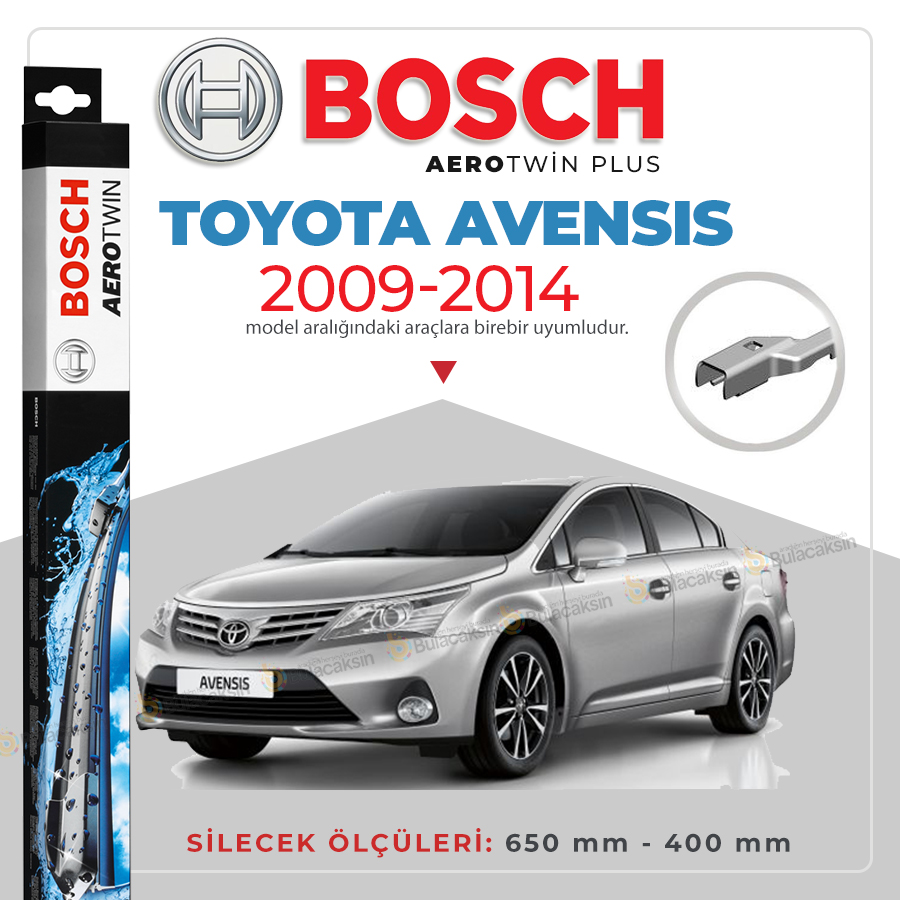 Toyota Avensis Muz Silecek Takımı (2009-2014) Bosch Aerotwin