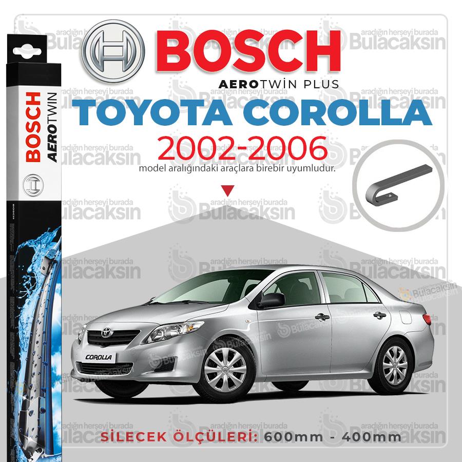 Toyota Corolla Sedan Muz Silecek Takımı (2002-2006) Bosch Aerotwin
