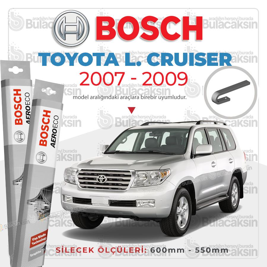 Toyota Land Cruiser Muz Silecek Takımı (2007-2009) Bosch Aeroeco