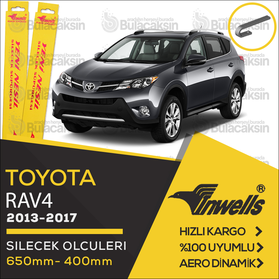 Toyota Rav4 Muz Silecek Takımı (2013-2017) İnwells