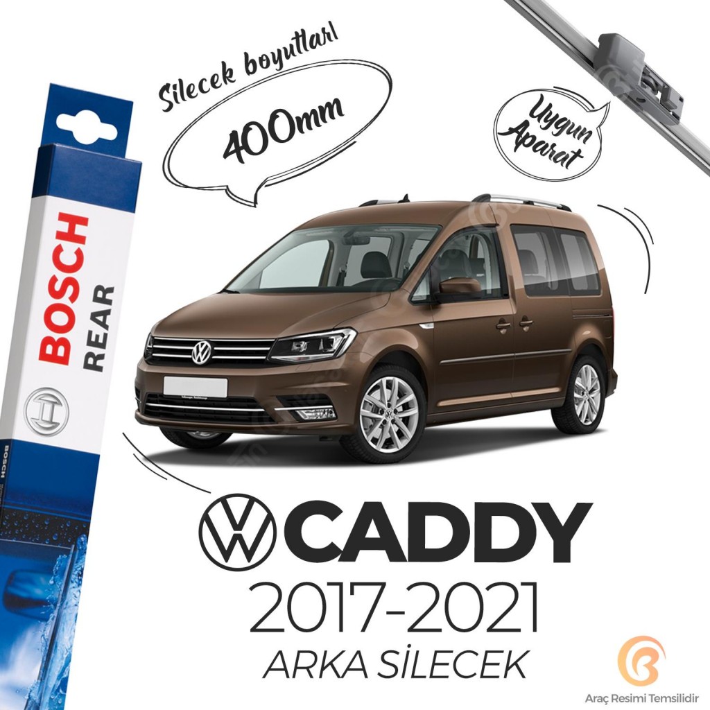 Volkswagen Caddy Arka Silecek (2017-2021) Bosch Rear A403H