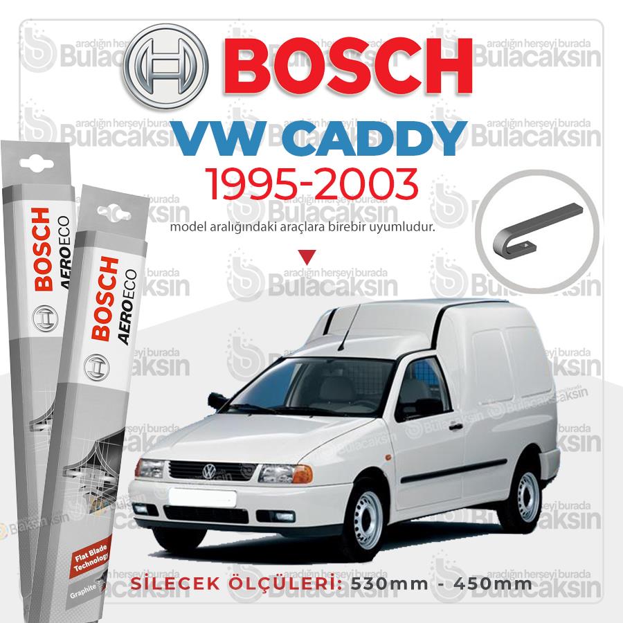 Volkswagen Caddy Muz Silecek Takımı (1995-2003) Bosch Aeroeco