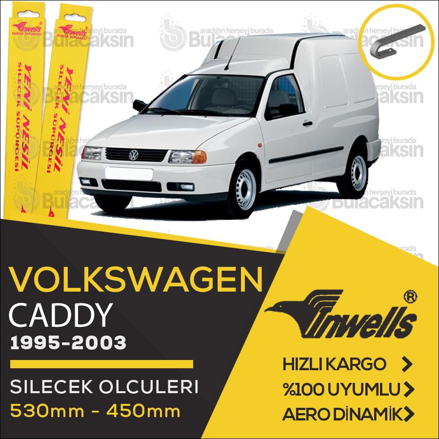Volkswagen Caddy Muz Silecek Takımı (1995-2003) İnwells