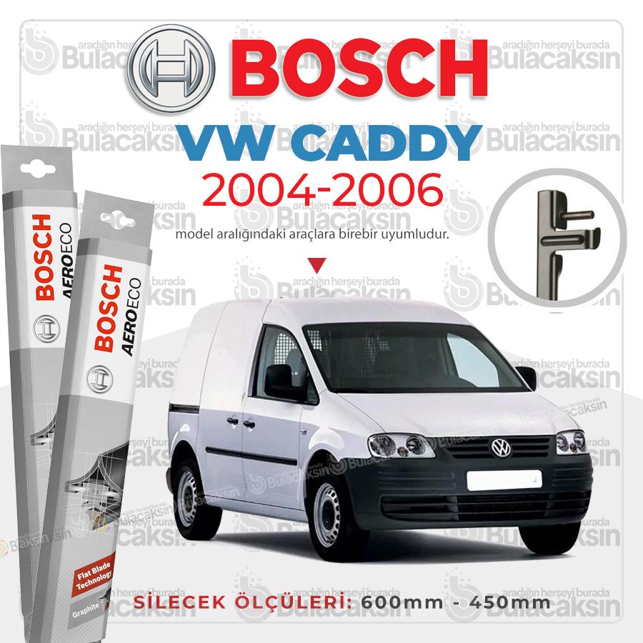Volkswagen Caddy Muz Silecek Takımı (2004-2006) Bosch Aeroeco