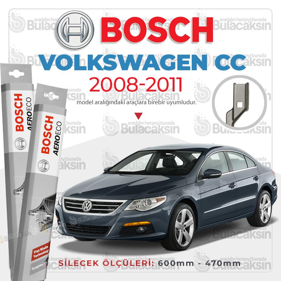 Volkswagen Cc Muz Silecek Takımı (2008-2011) Bosch Aeroeco