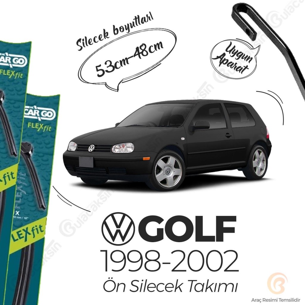 Volkswagen Golf 4 Muz Silecek Takımı (1998-2002) Hc Cargo