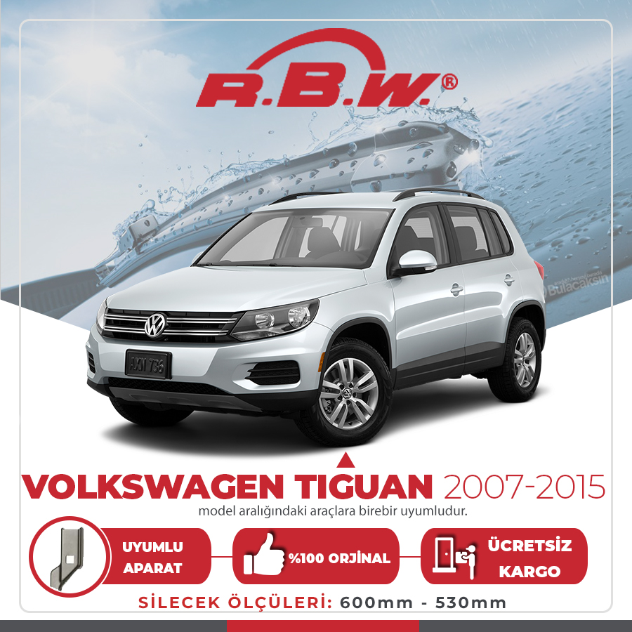 Volkswagen Tiguan Muz Silecek Takımı (2007-2015) Rbw
