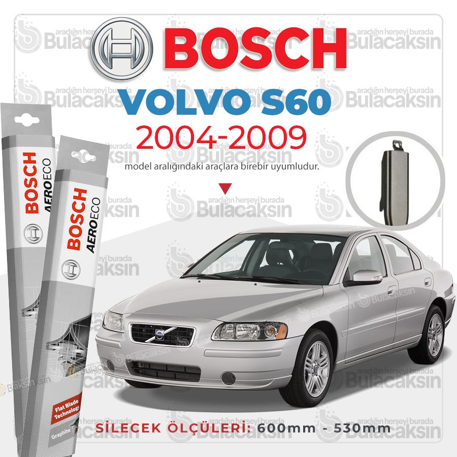 Volvo S60 Muz Silecek Takımı (2004-2009) Bosch Aeroeco