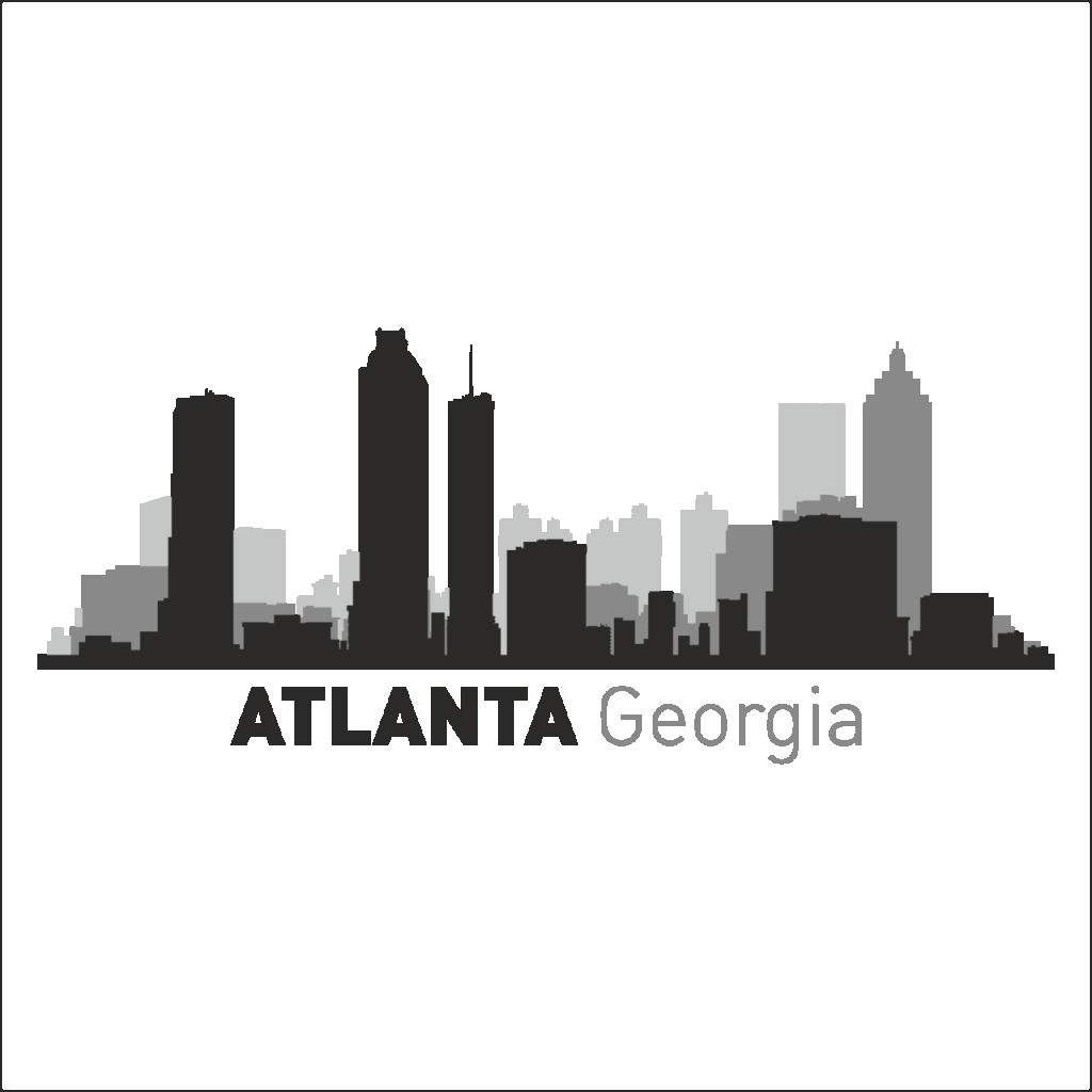 Atlanta Georgi̇a Folyo Sti̇cker