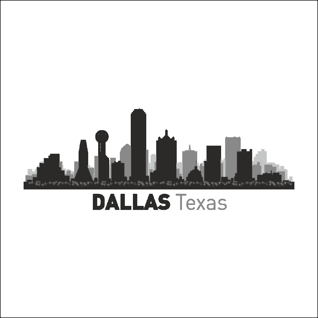 Dallas Texas Folyo Sti̇cker