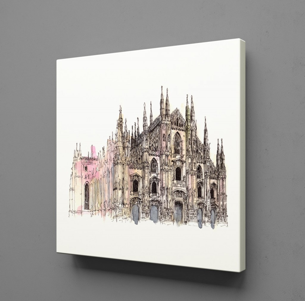 Duomo Cathedral Kanvas Tablo
