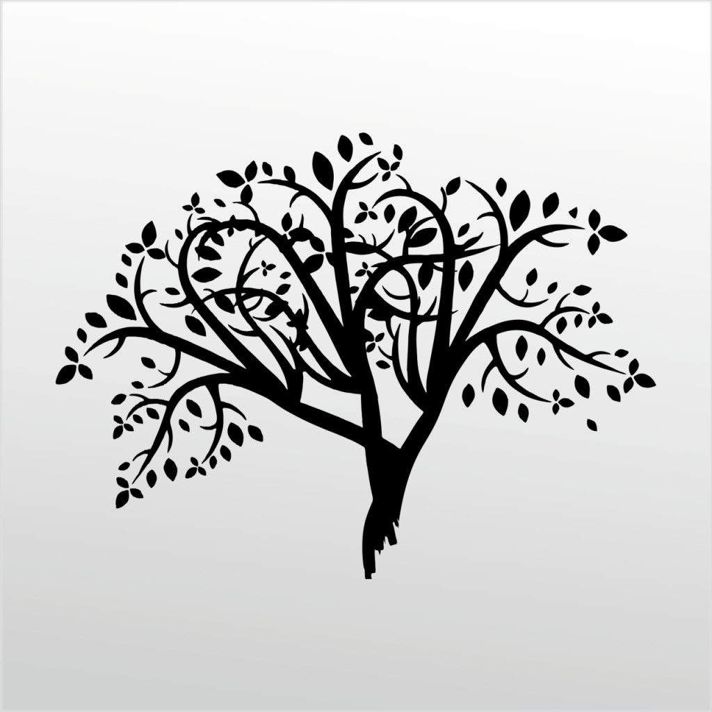 Folyo Sticker Ağaç Deseni