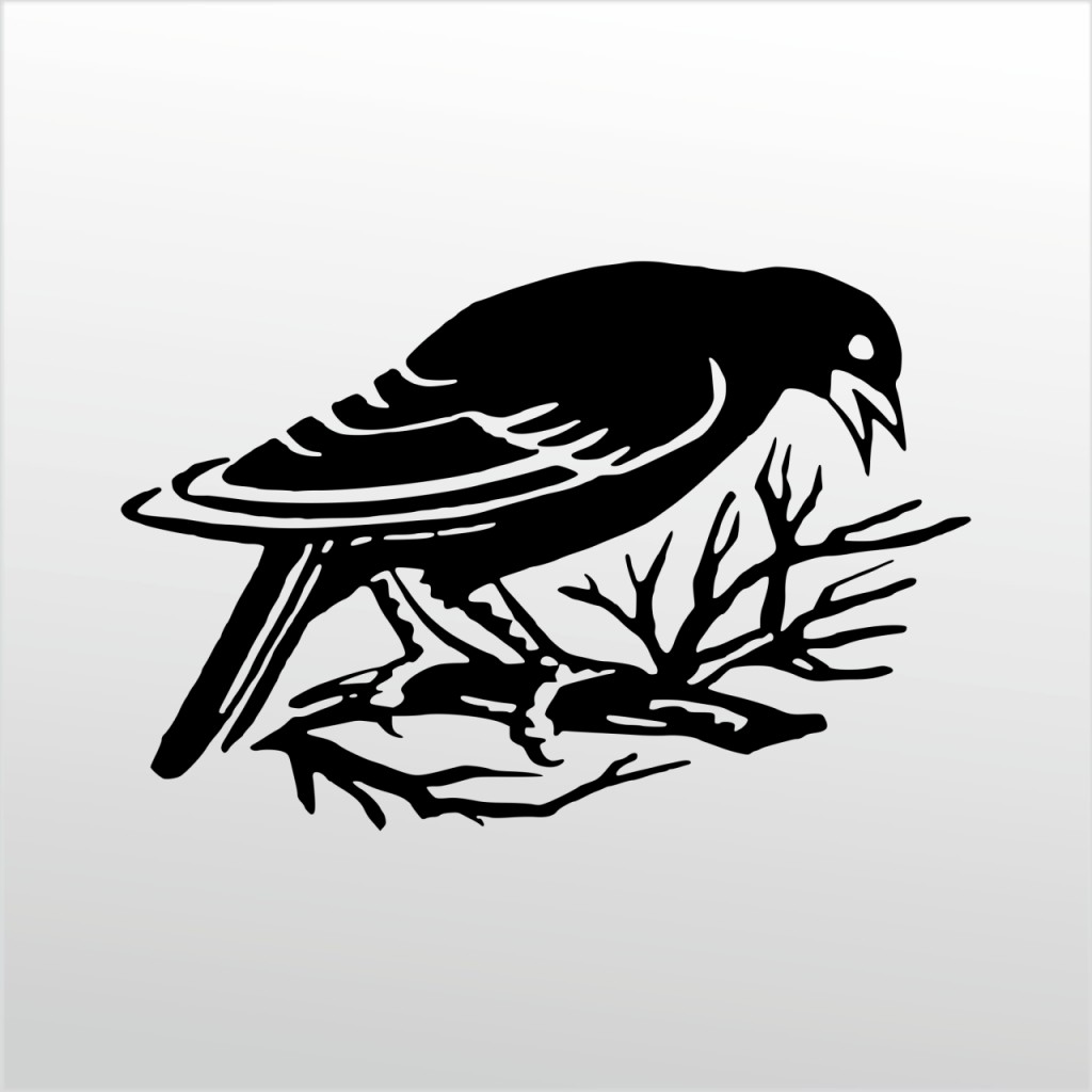 Folyo Sticker Daldaki Kuş