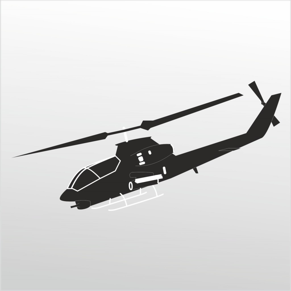 Folyo Sticker Helikopter