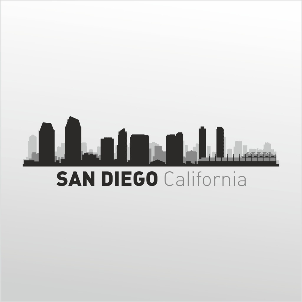 Folyo Sticker San Diego Kaliforniya