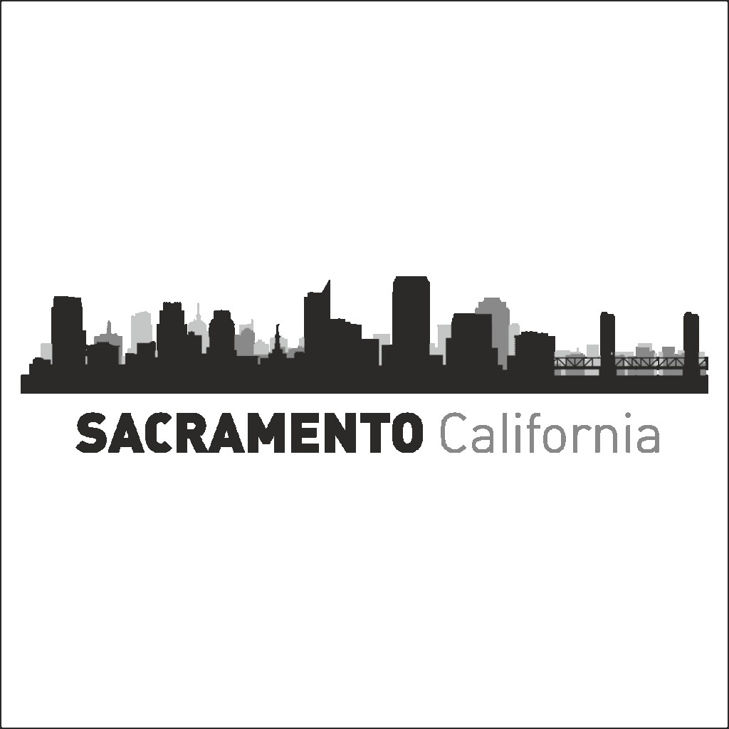 Sacramento Cali̇forni̇a Folyo Sti̇cker
