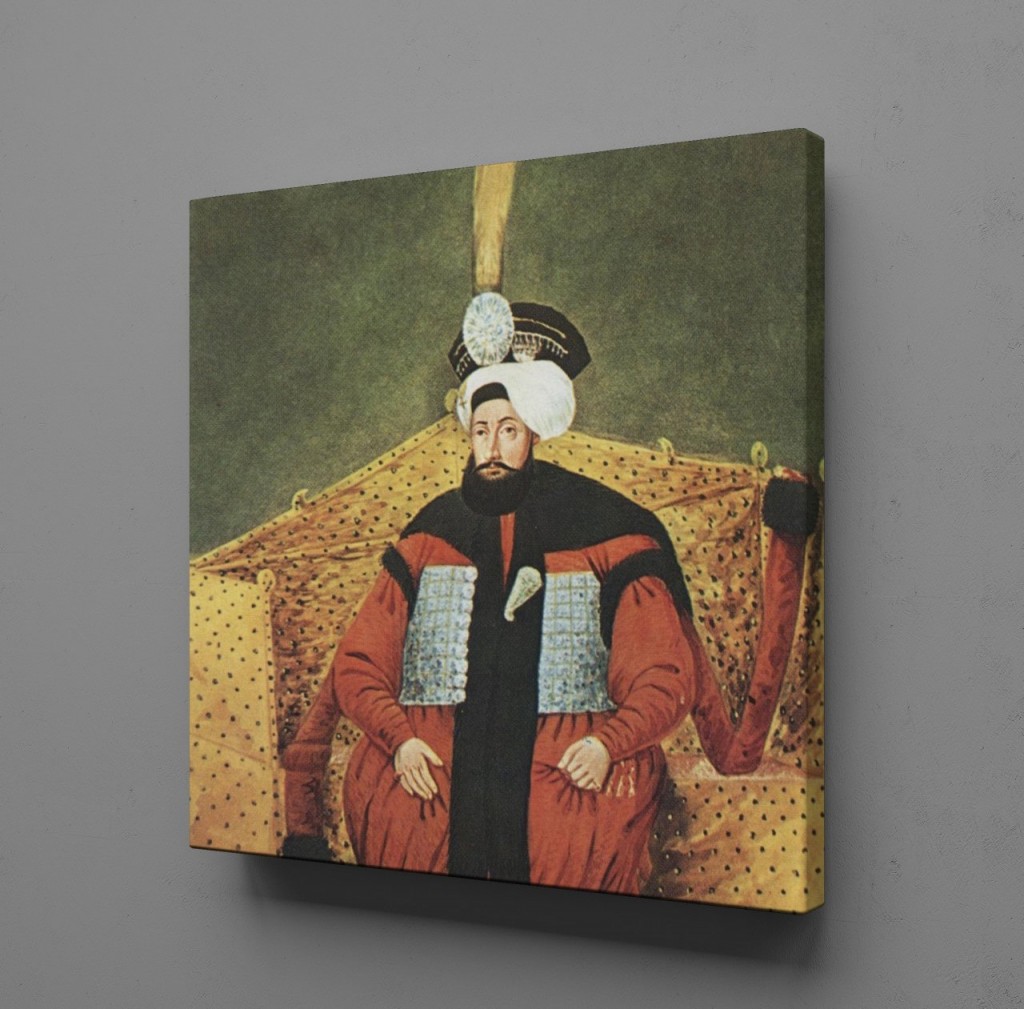 Sultan 4. Mustafa Kanvas Tablo