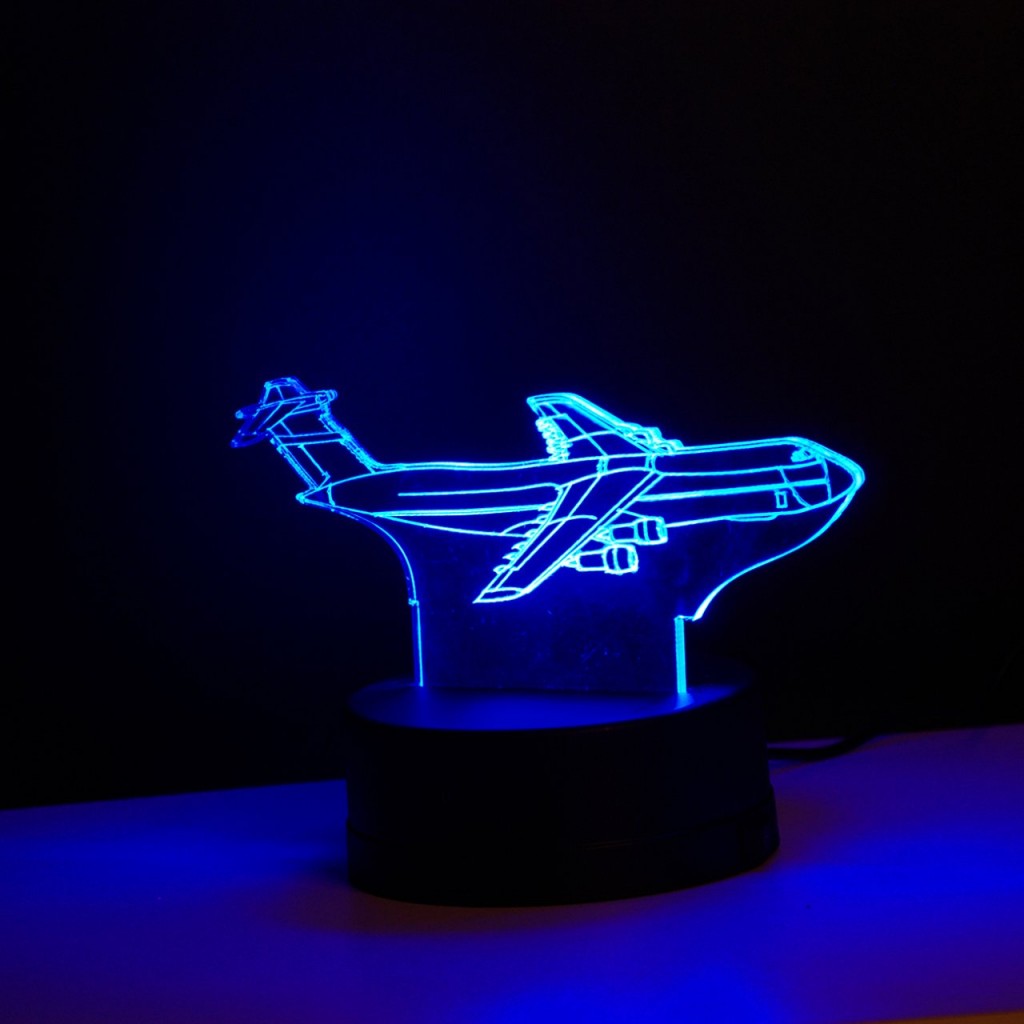 Uçak 3D Lamba