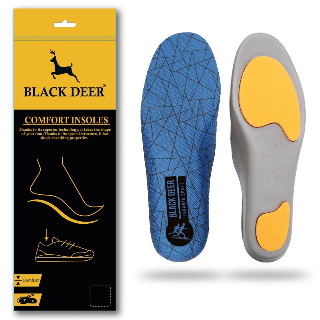 Black Deer Dynamic Sport Mavi-Triangle Ayakkabı İç Tabanlık