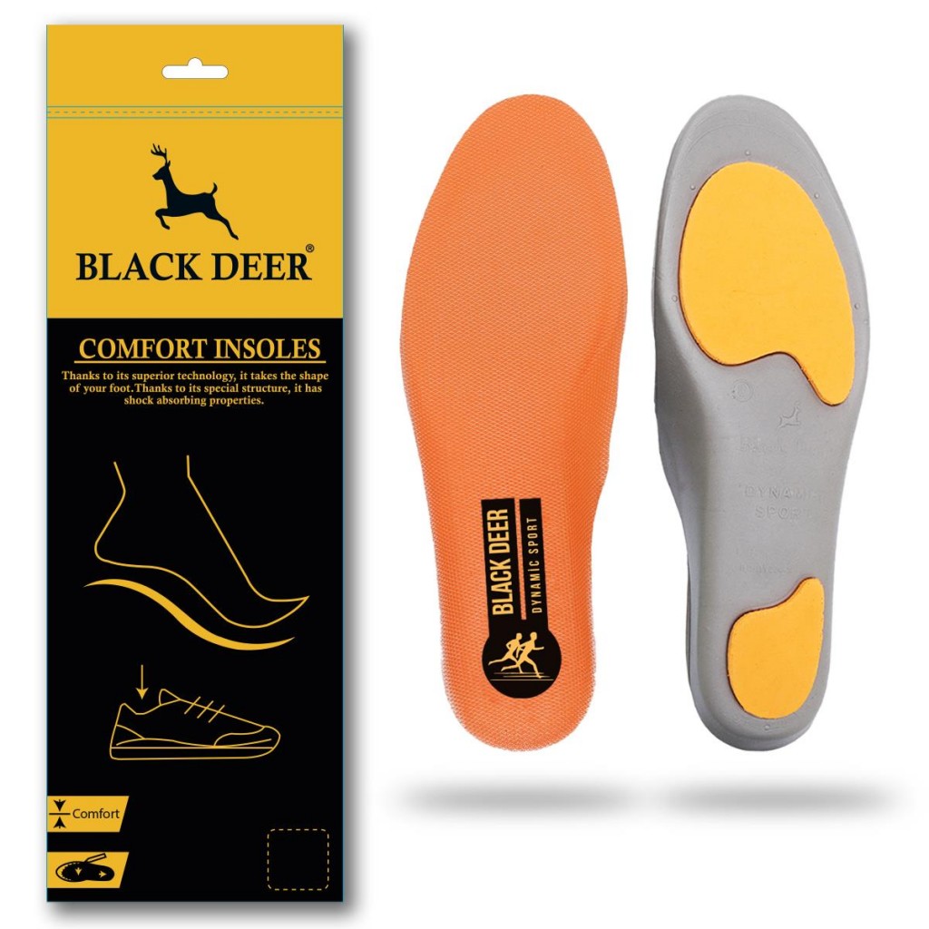 Black Deer Dynamic Sport Turuncu-Triangle Ayakkabı İç Tabanlık