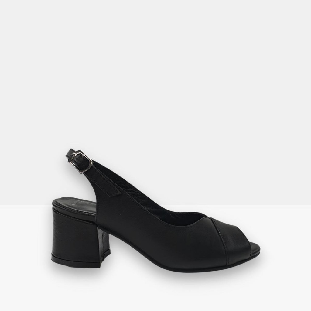 Hobby 23836 Deri Topuklu Kadın Ayakkabı Modeli