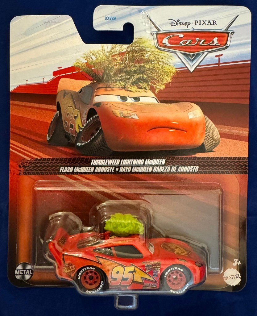 Disney Pixar Cars Tumbleweed Lightning Mcqueen Fll84