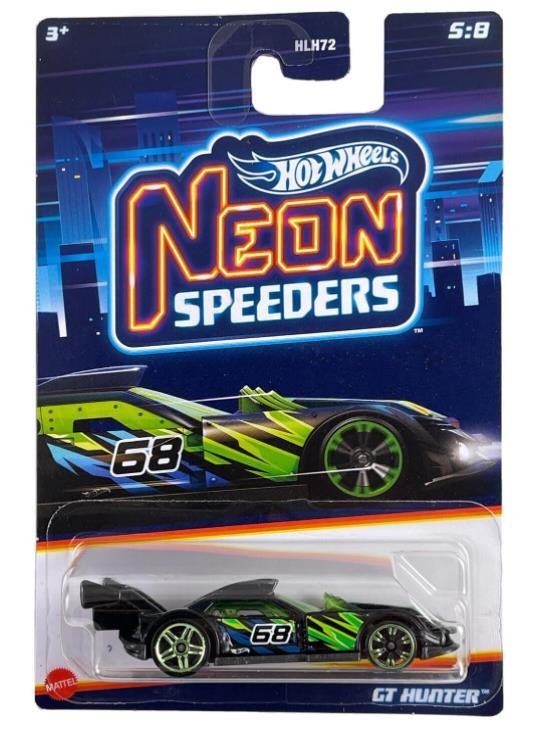 Hot Wheels Neon Speeders Gt Hunter Hlh77