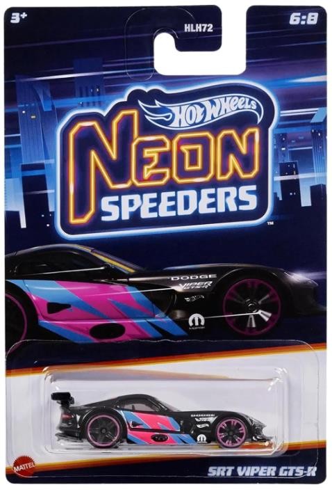 Hot Wheels Neon Speeders Srt Viper Gts-R Hlh78