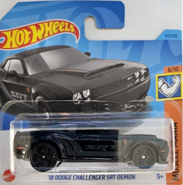Hot Wheels Tekli Arabalar '18 Dodge Challenger Srt Demon Hkk90
