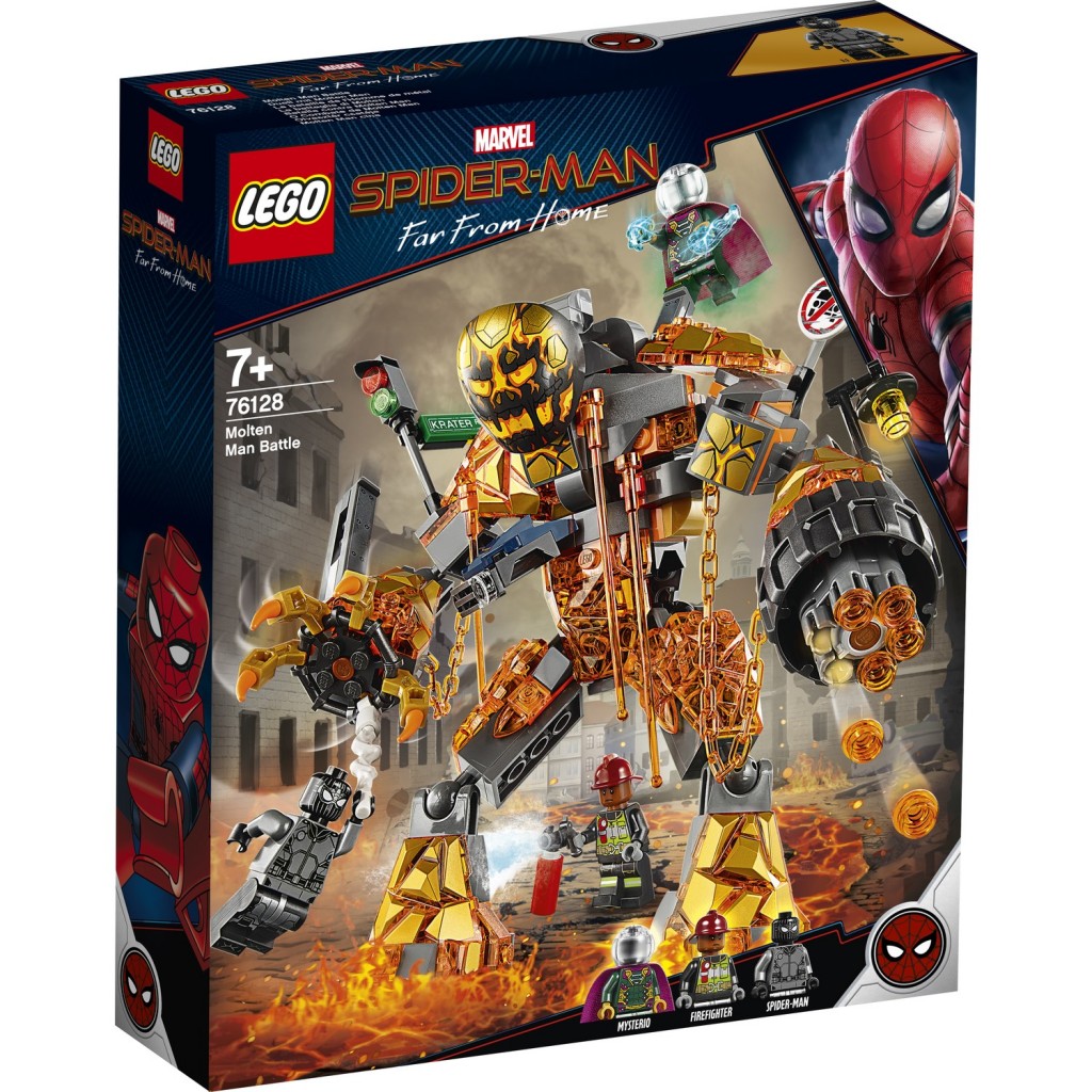 Lego Super Heroes 76128 Molten Man Savaşı