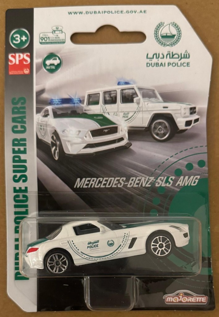 Majorette Dubai Police Super Cars Mercedes-Benz Sls Amg