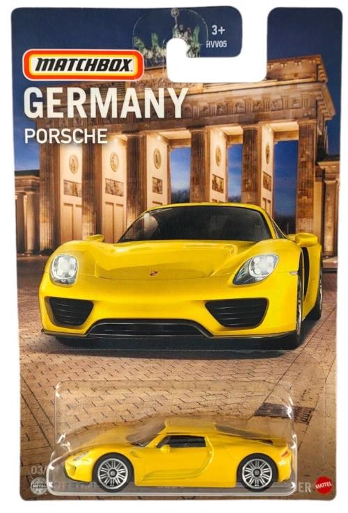 Matchbox Germany Edition 2020 Porsche 918 Spyder Hvv26