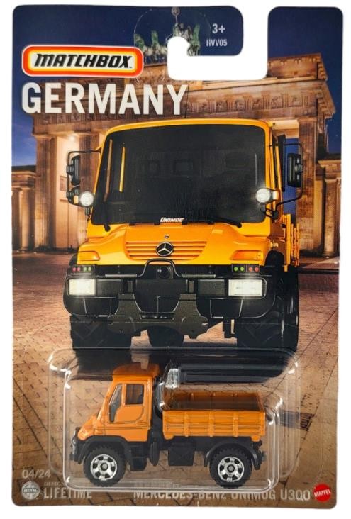 Matchbox Germany Edition Mercedes-Benz Unimog U300 Hvv25