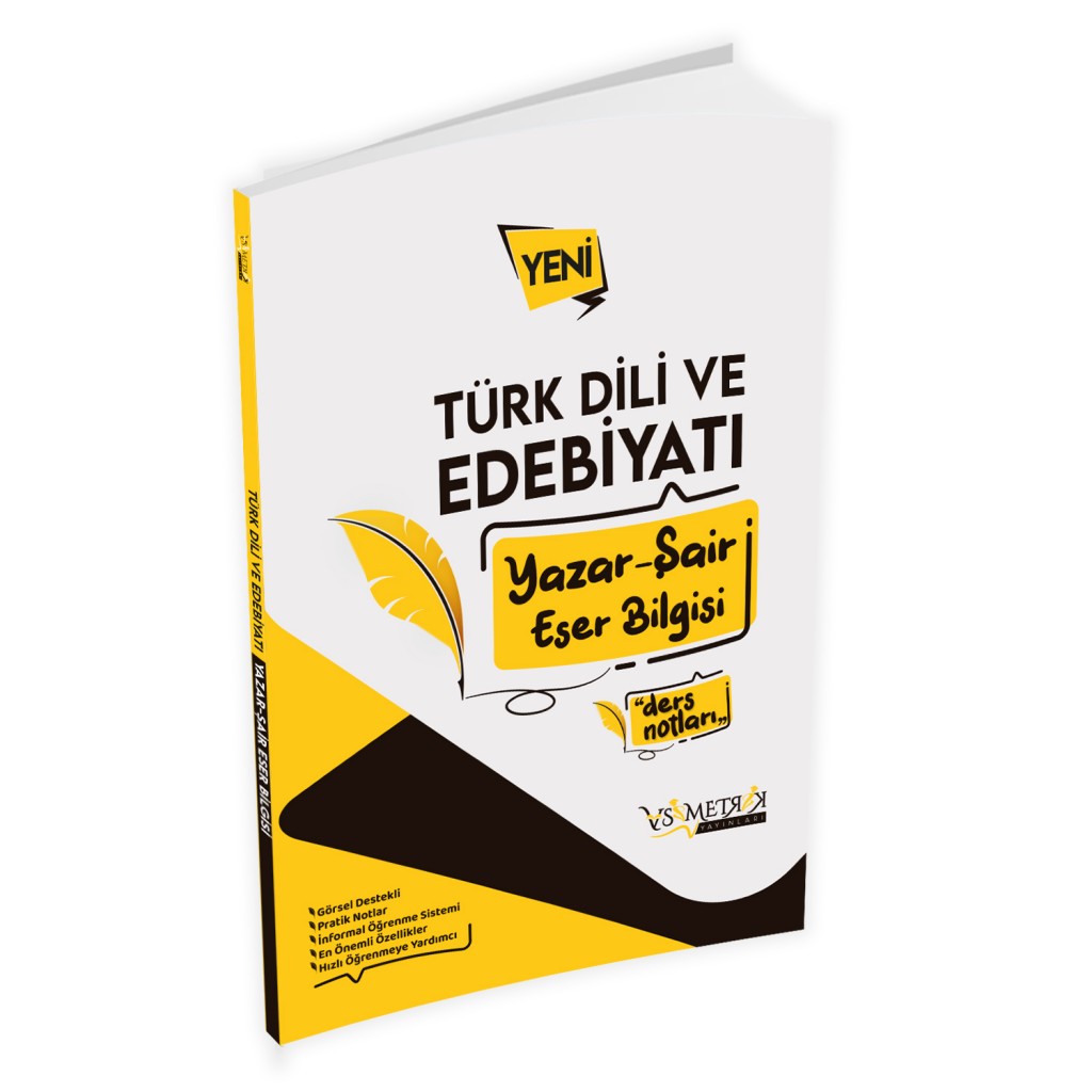 2024 Ayt-Öabt Yeni Baskı Türk Dili Ve Edebiyatı Yazar-Şair Eser Bilgisi Prati̇k Ders Notlari