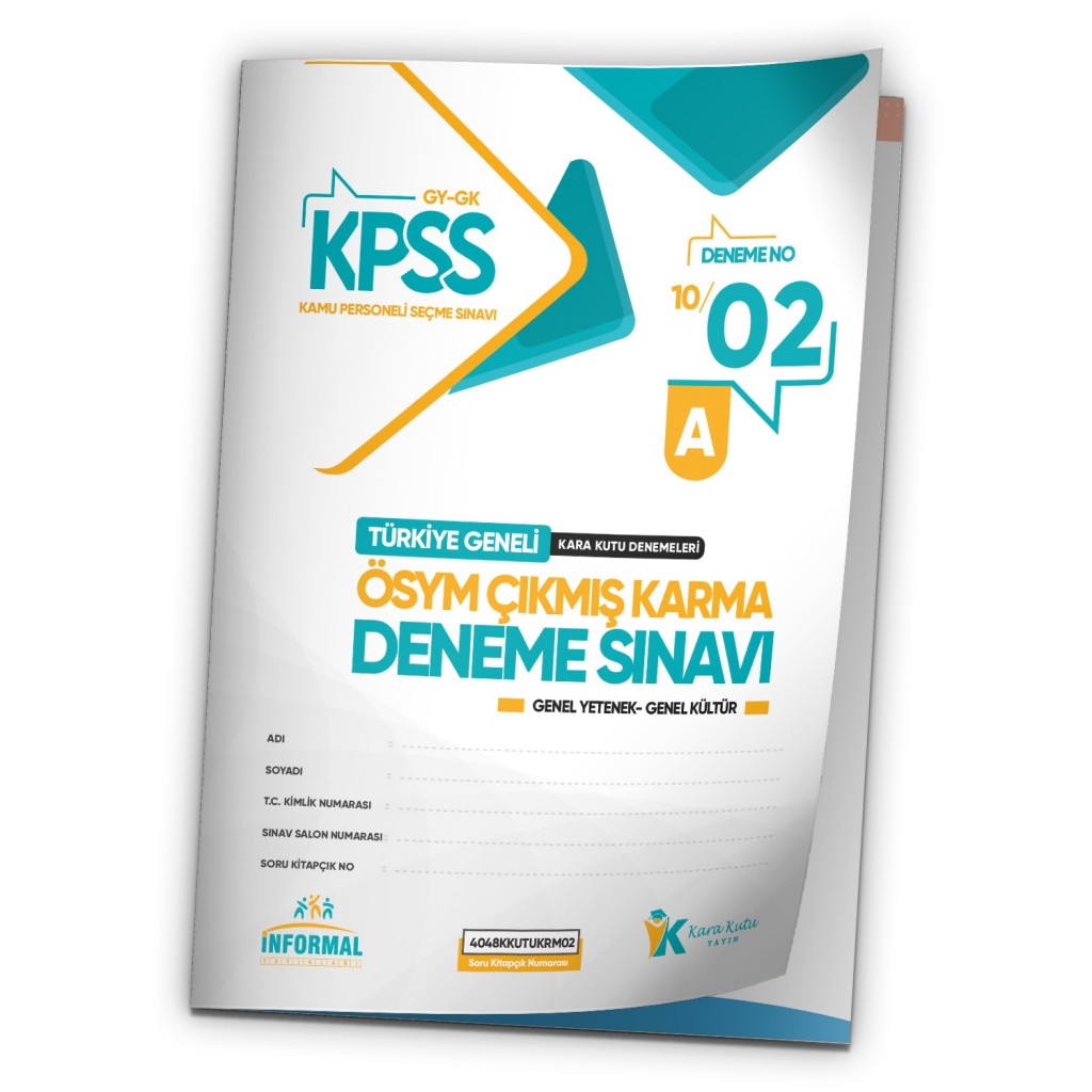 2024 Kpss Ösym Arşivi Çıkmış Soru Karma Genel Yetenek Genel Kültür D. Çözümlü Deneme 10/2.Kitapçık