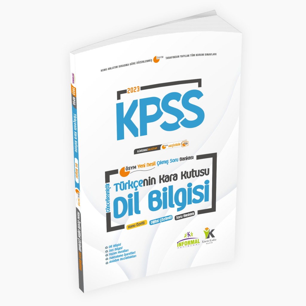 Kpss Türkçenin Kara Kutusu Di̇l Bi̇lgi̇si̇ Konu Özetli Dijital Çözümlü Ösym Çıkmış Soru Bankası