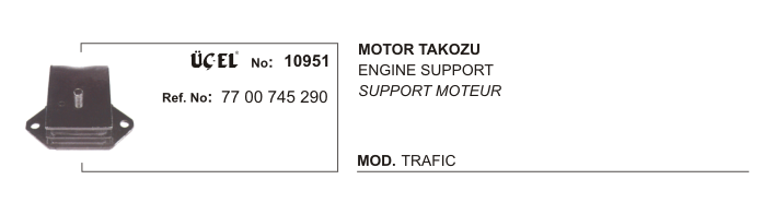 Motor Takozu 10951 Trafik (7700745290)