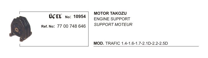 Motor Takozu 10954 Trafik 7700748646