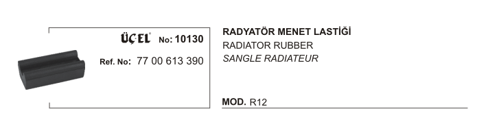 Radyatör Mesnet Lasti̇ği̇ 10130 R12 7700613390