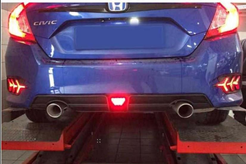 Honda Civic Fc5 2016-2021 Araca Özel Difizör Çakarli Boyasız