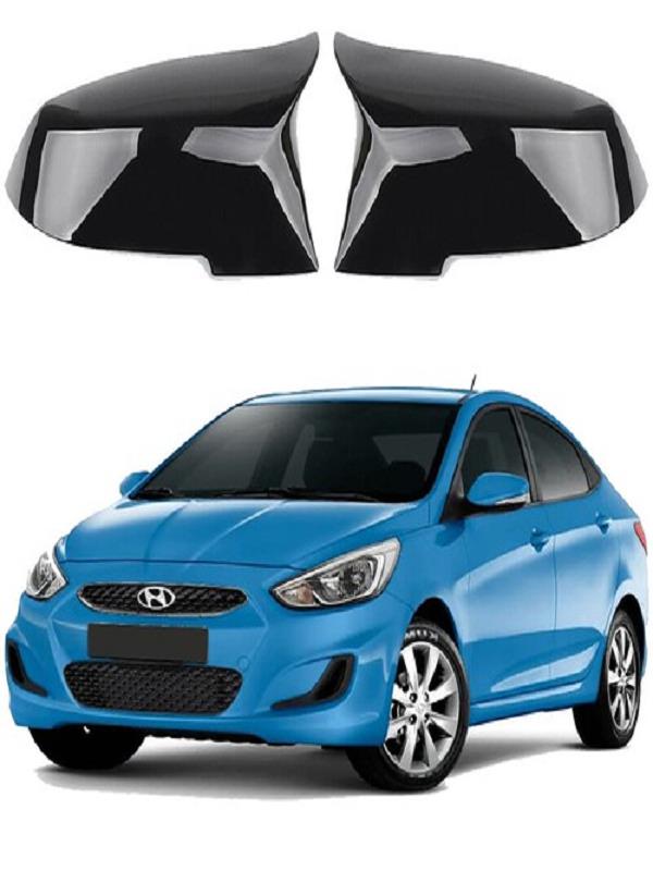 Hyundai Accent Blue Araca Özel Batman Yarasa Ayna Kapağı Pianoblack
