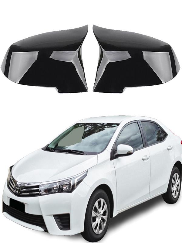 Toyota Corolla 13-19 Araca Özel Batman Yarasa Ayna Kapağı Pianoblack