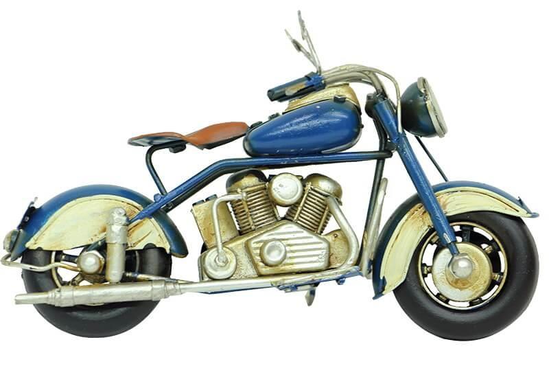 Dekoratif Metal Chopper Motosiklet Vintage Biblo Hediyelik