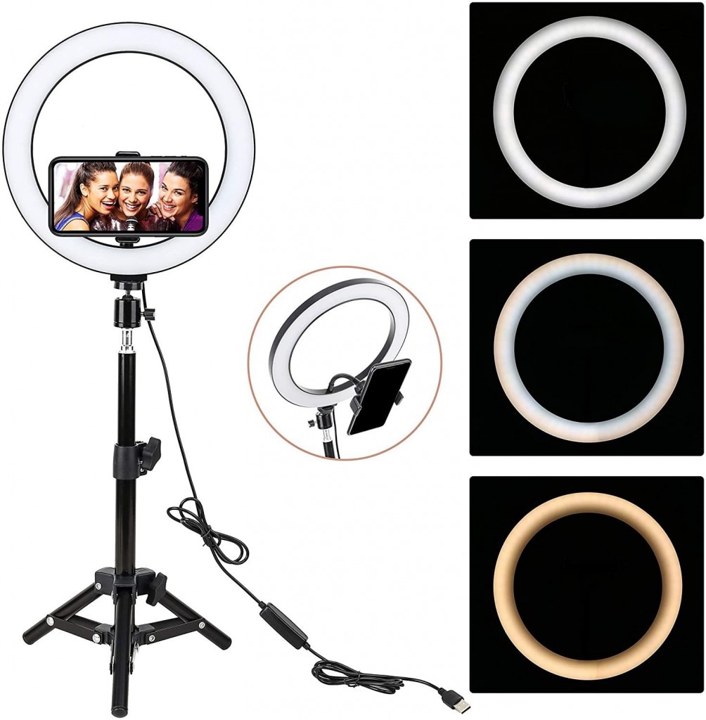 Tripot Ayaklı Tiktok Lambası Selfie Işığı