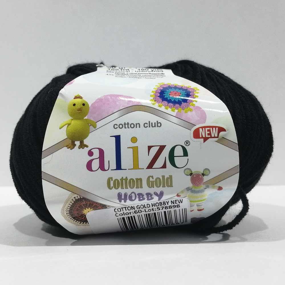 Alize Cotton Gold Hobby New 60 Siyah