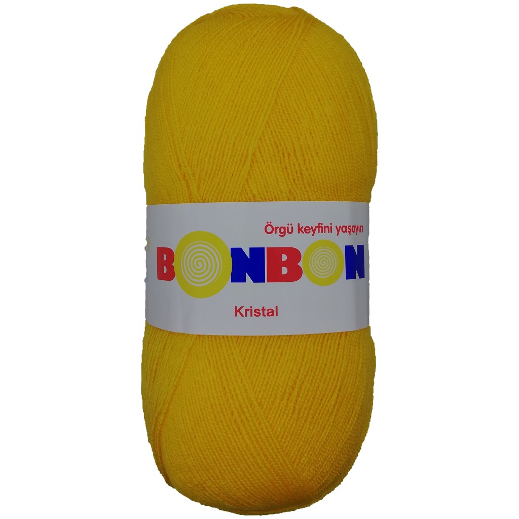Bonbon Kristal Örgü Lif İpi 98598 Sarı
